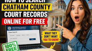 How to search Chatham County court records online for free
