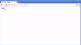 jQuery Tutorial - 96 - Load file