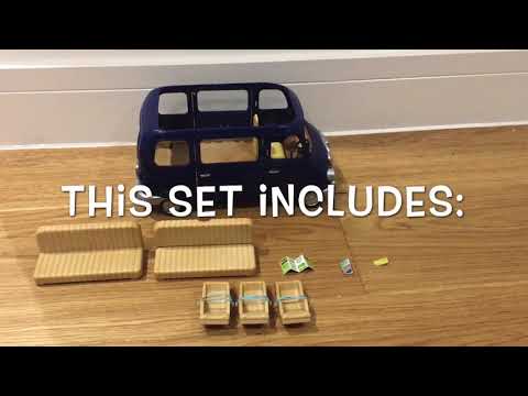 Epoch Sylvanian Families 5274 Šeimyninis 7 vietų minivenas video
