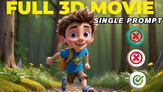 Creates 30 Minutes Long 3D Animation Videos with Consistent Character From ONE Prompt