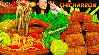Download lagu Crispy Pork Chicharrón with Guacamole Thai Spicy Noodles & Veggies | Nepali Mukbang | Pork Mukbang mp3 Download lagu Crispy Pork Chicharrón with Guacamole Thai Spicy Noodles & Veggies | Nepali Mukbang | Pork Mukbang mp3