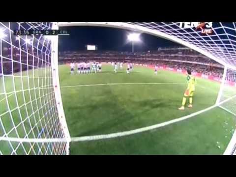 Granada vs Celta Vigo - Goal Marcelo Diaz  (0-2)