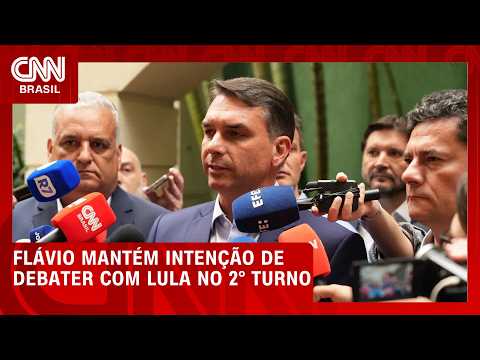 Flávio quer debate com Lula, mas campanha duvida de petista | CNN 360°