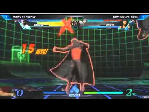 EVO2013 UMVC3 FGTV MH RayRay vs EMP VxG IFC Yipes