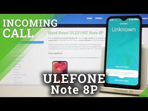 Incoming Call ULEFONE Note 8P – Call Animation & Default Ringtone