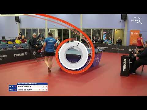 Finale dames NJ23: Ana Gogorita vs Sanne de Hoop