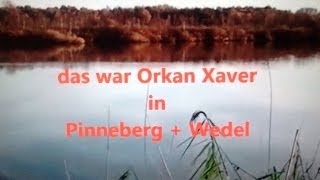 preview picture of video 'das war Orkan Xaver in Hamburg Pinneberg und Wedel'