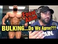 My Response to Fouad Abiad on Bulking and Building Muscle in a Deficit!! Do We Agree???