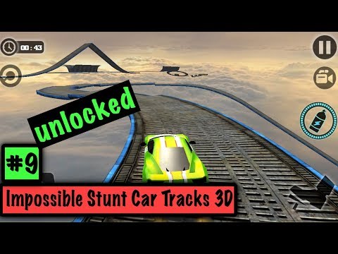 Impossible Stunt Car Tracks 3D 9 new unlocked car : Stunt Driving GamePlay