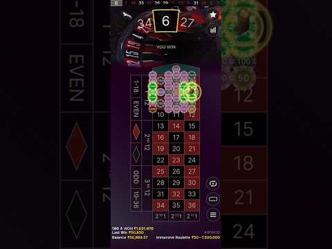Huge Profit on 6 #roulette #casino #gambling #roulettestrategy #shorts