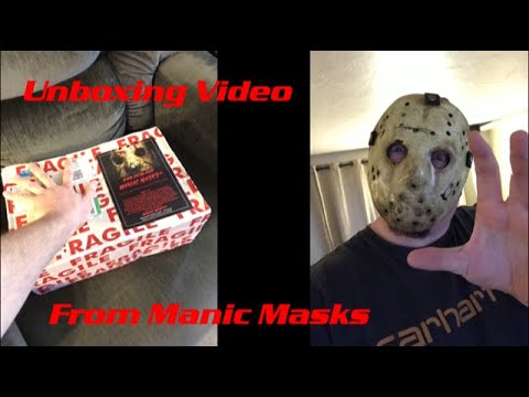 Never Hike Alone Hockey Mask Unboxing from Jay Stead @ Maniac Masks