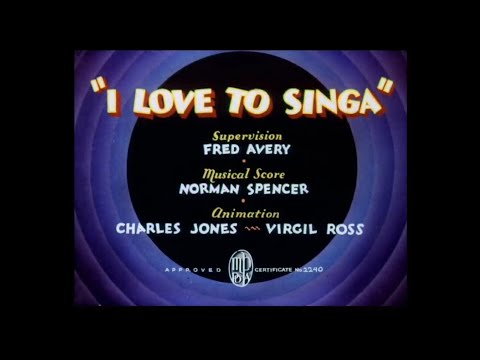 Looney Tunes "I Love to Singa" Opening and Closing