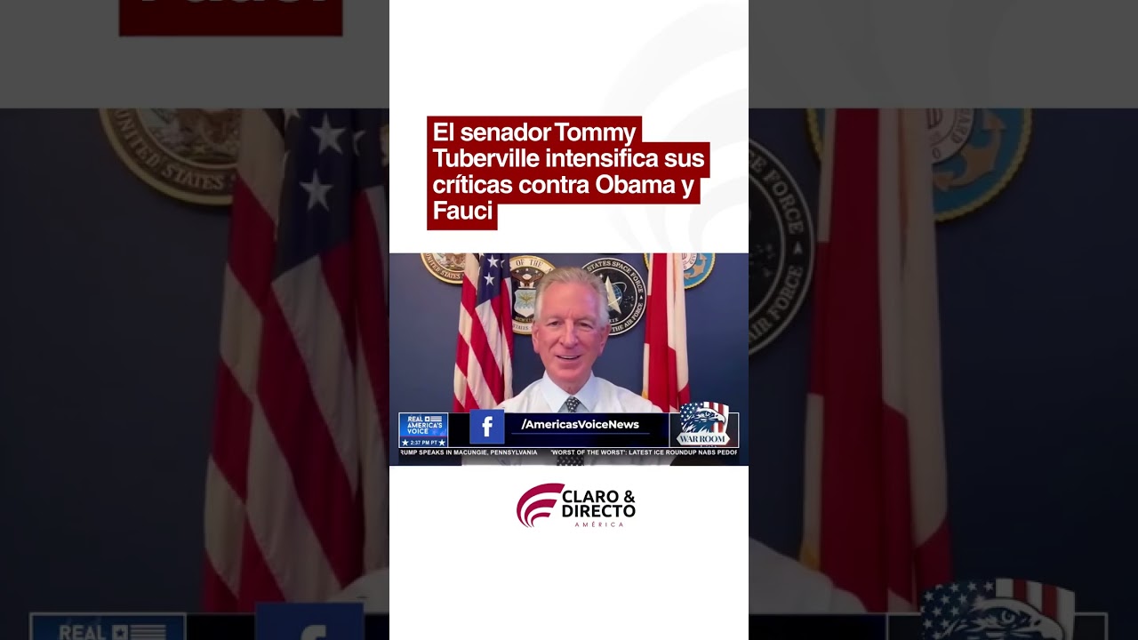 🚨 | Última hora: El senador Tommy Tuberville pidió que se investigue y procese al expresidente Bara
