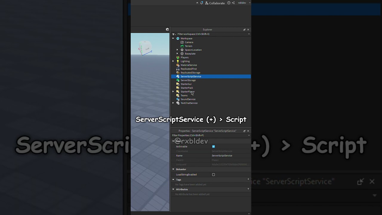 HOW TO CHANGE WALKSPEED USING A SCRIPT [Roblox Studio Tutorial] #shorts #roblox #robloxstudio