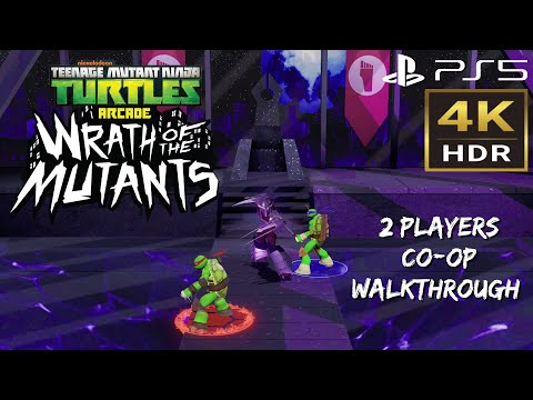 [2 Players Co-op] TMNT Arcade Wrath of the Mutants Full Walkthrough