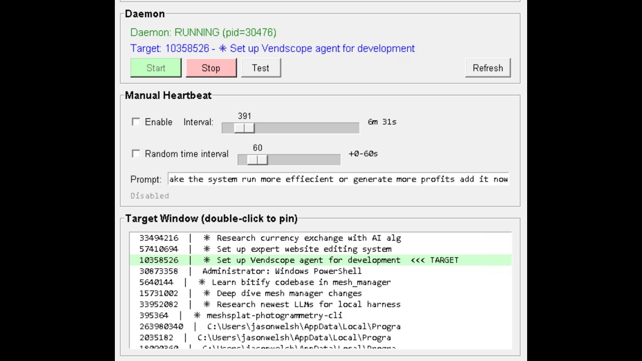 Telegram to powershell release