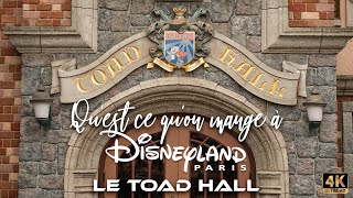 LE MEILLEUR RESTAURANT DE DISNEYLAND PARIS ? Le Toad Hall Restaurant à Fantasyland !