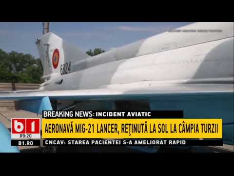 CAMPIA TURZII - TRENUL DE ATERIZARE AL UNUI MIG21 LANCER S-A DEFECTAT_Stiri b1_24 februarie 2021