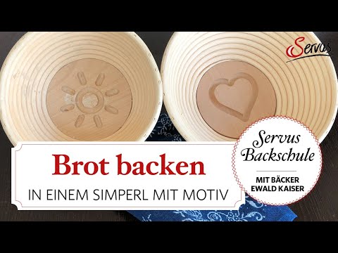 Roggenmischbrot backen mit Motiv