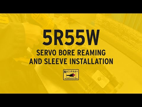 How We Install Servo Bores on 5R55W Series Transmissions