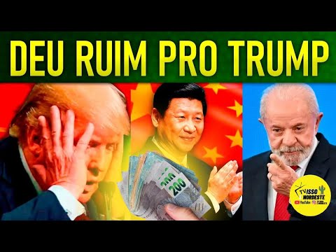 TRUMP RASTEJA E PEDE AJUDA DE LULA APÓS LEVAR XEQUE-MATE DO BRlCS E PERDER 9 TRlLHÕES EM 8 HORAS!!!.