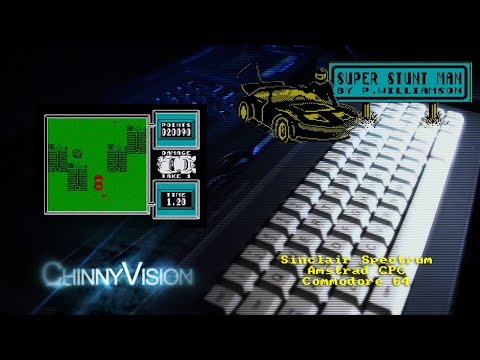ChinnyVision Ep 182 - Super Stunt Man - Sinclair Spectrum, Amstrad CPC, Commodore 64