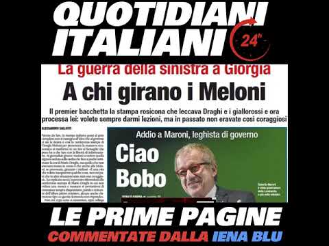 Robby Giusti - LA SINISTRA ROSICA...A CHI GIRANO I "MELONI"? (23.11.22)