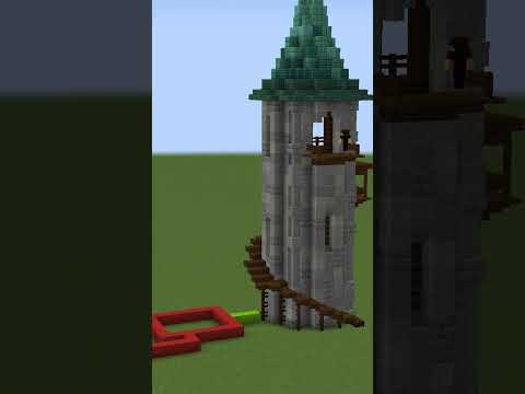 BreadleyYourHero - Today *I Built* This INSANE Wizards Tower!! #minecraft #shorts
