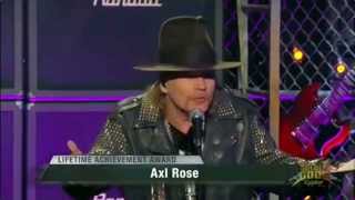 Axl Rose - Golden Gods Awards 2014