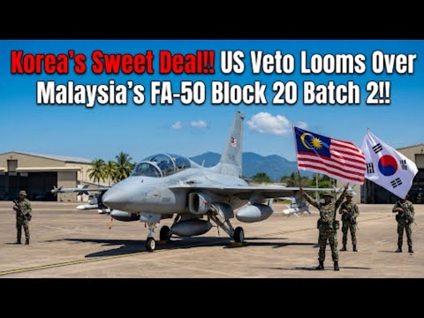 Korea's Sweet Deal!! US Veto Looms Over Malaysia's FA-50 Block 20 Batch 2!!