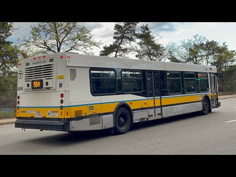 The DELETED CLIP Of Route 554 Ride on New Flyer D40LF #0875 towards Newton Corner - 03/22/2021