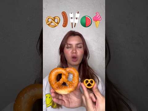 Big or Small 😁challengeGiant pretzel or pinkgummy ice cream?#shorts Best video by Hme#3931