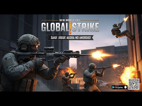 SAIU! NOVO JOGO FPS GLOBAL ESTILO CALL OF DUTY PARA CELULAR ANDROID GRÁFICOS INCRÍVEL   GAMEPLAY