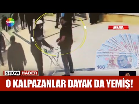 O kalpazanlar dayak da yemiş!