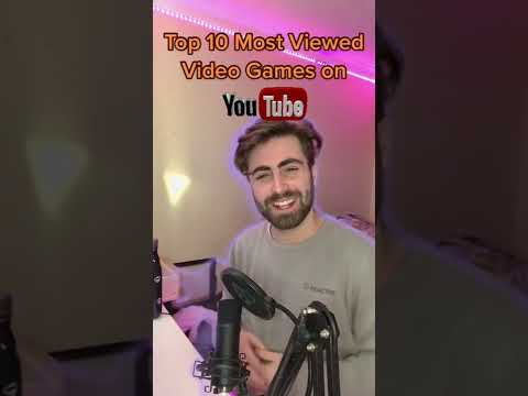 Top 10 Most Viewed Video Games On Youtube in 2021 #shorts