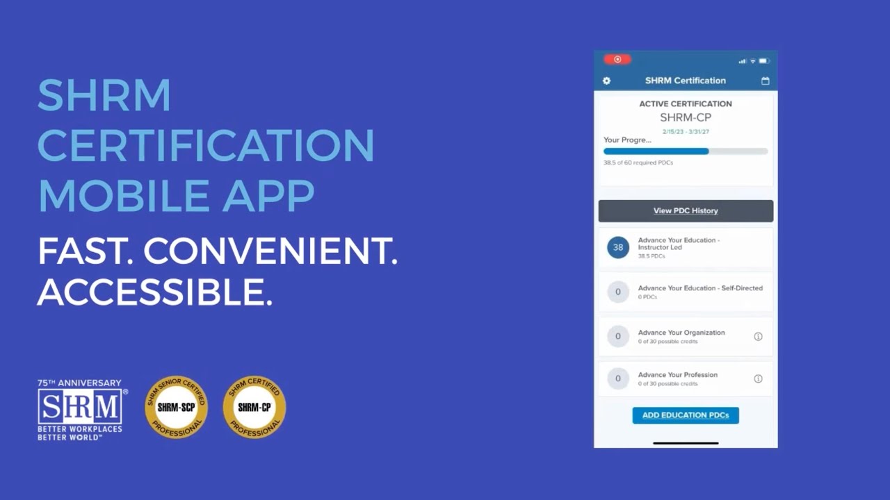 SHRM Recertification | SHRM Certification App