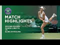 Magda Linette vs Elina Svitolina | Second Round Highlights | Wimbledon 2021