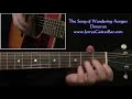 Donovan The Song of Wandering Aengus Intro Guitar Lesson