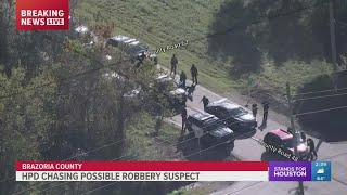 Chase that started in southeast Houston ends with arrest in Brazoria County