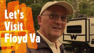From Rocky Knob Campground to  Floyd Virginia on Jurgen's Journeys