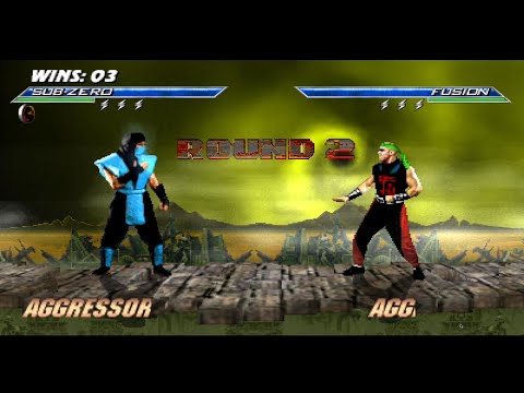MORTAL KOMBAT PROJECT NEW ERA -  MK1 SUB - ZERO GAMEPLAY
