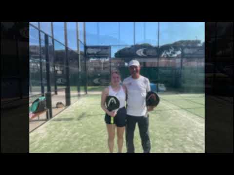 Elena en stage de Padel à Barcelone