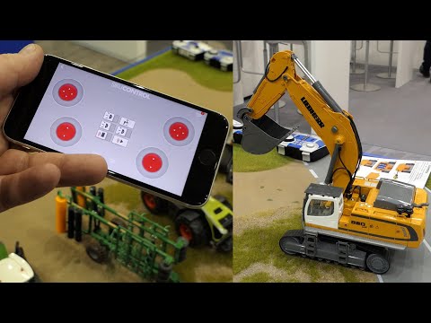 Siku Control Liebherr Bagger und Fendt 1167 Vario mit App/Sound - 1:32 Spur1 - Spielwarenmesse 2023