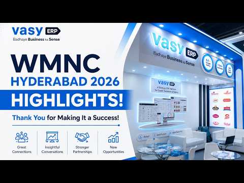 VasyERP at WMNC Hyderabad 2026 | Event Highlights