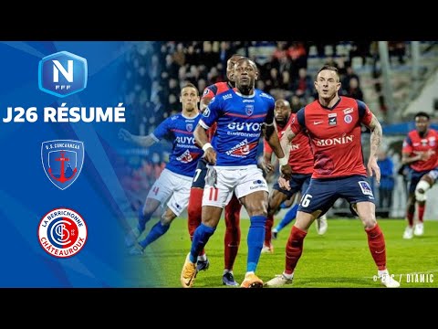 J26 I US Concarneau - LB Châteauroux (0-0), le résumé I National FFF 2021-2022