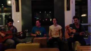 WALK THE MOON - Fixin&#39; (acoustic) @ Aloft Hotel Jacksonville 12/10/12