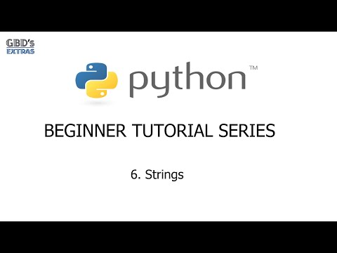 Python Beginner Tutorial Series 6 Strings