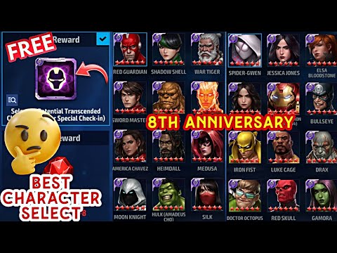 😀8th ANNIVERSARY free AWAKEN selector best CHARACTER in Marvel future fight Mr GAMER VINES Hindi 👍