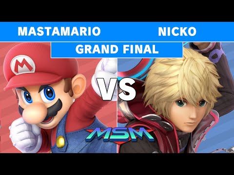 MSM 204 - Demise | Nicko (Shulk) Vs POW | Mastamario (Mario) Grand Finals - Smash Ultimate