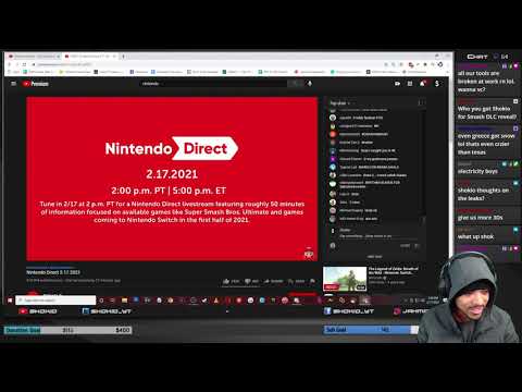Shokio's Nintendo Direct LIVE Reaction